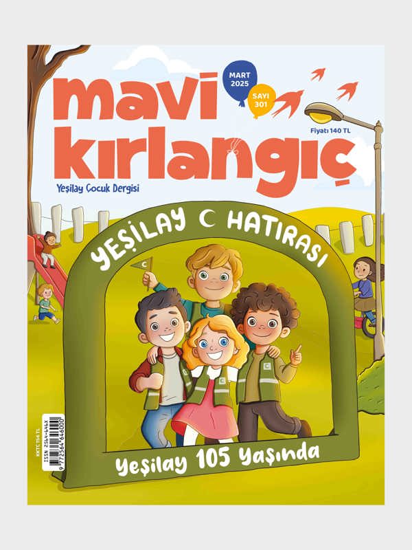 Mavi Kirlangic Dergi Kapak Mart 2025
