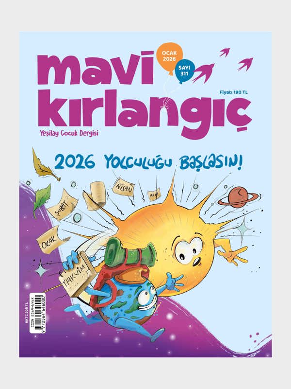 Mavi Kirlangic Dergi Kapak Ocak 2026