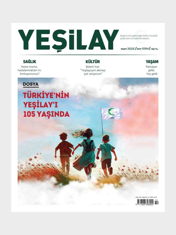 Yesilay Dergi Kapak Mart 2025