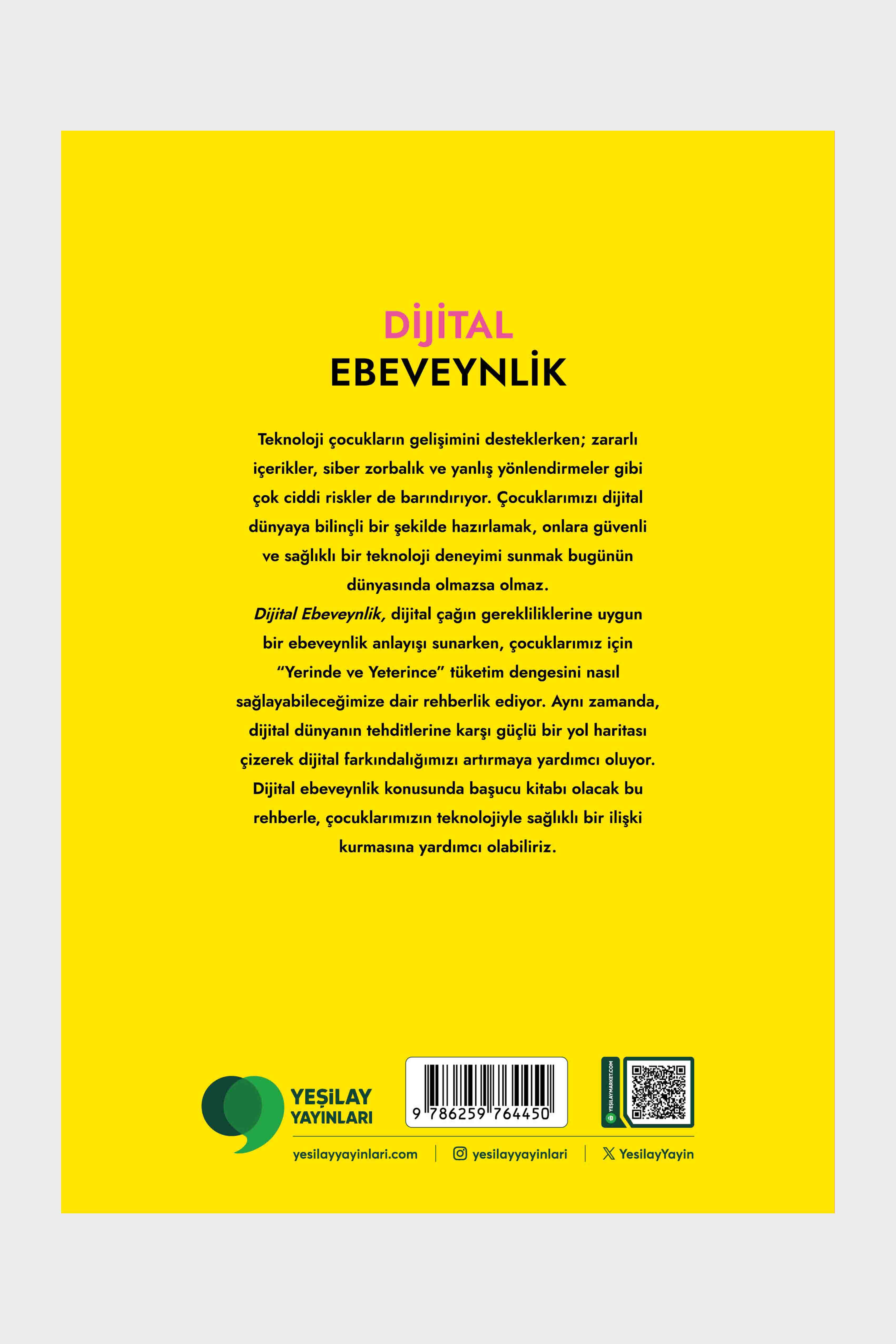 Dijital Ebeveynlik Arka Kapak