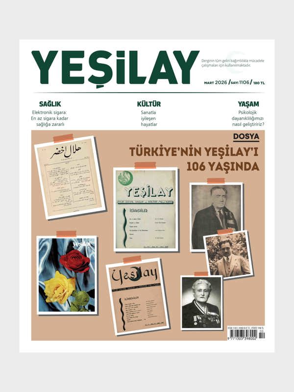 Yesilay Dergi Kapak Mart 2026