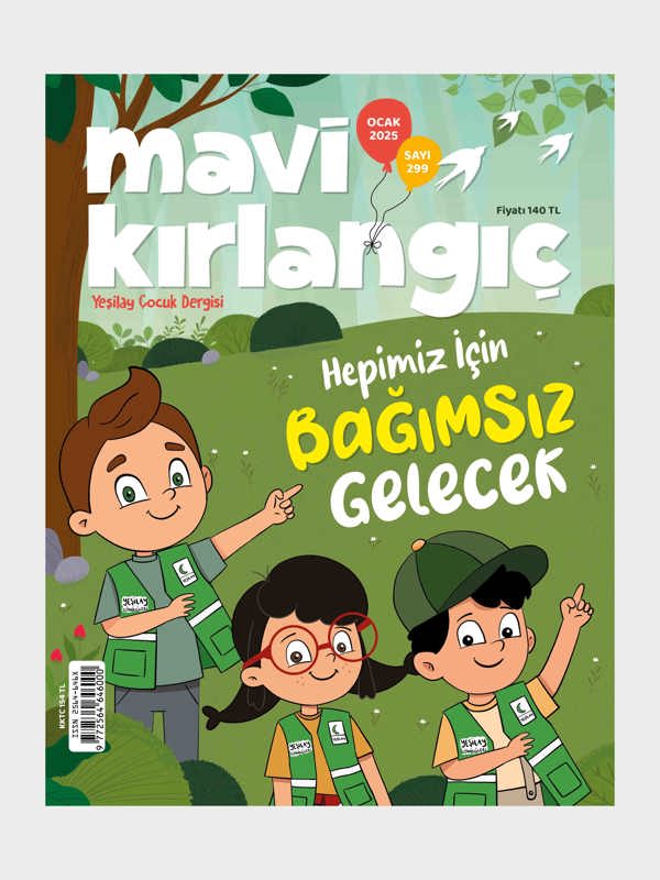 Mavi Kirlangic Dergi Kapak Ocak 2025